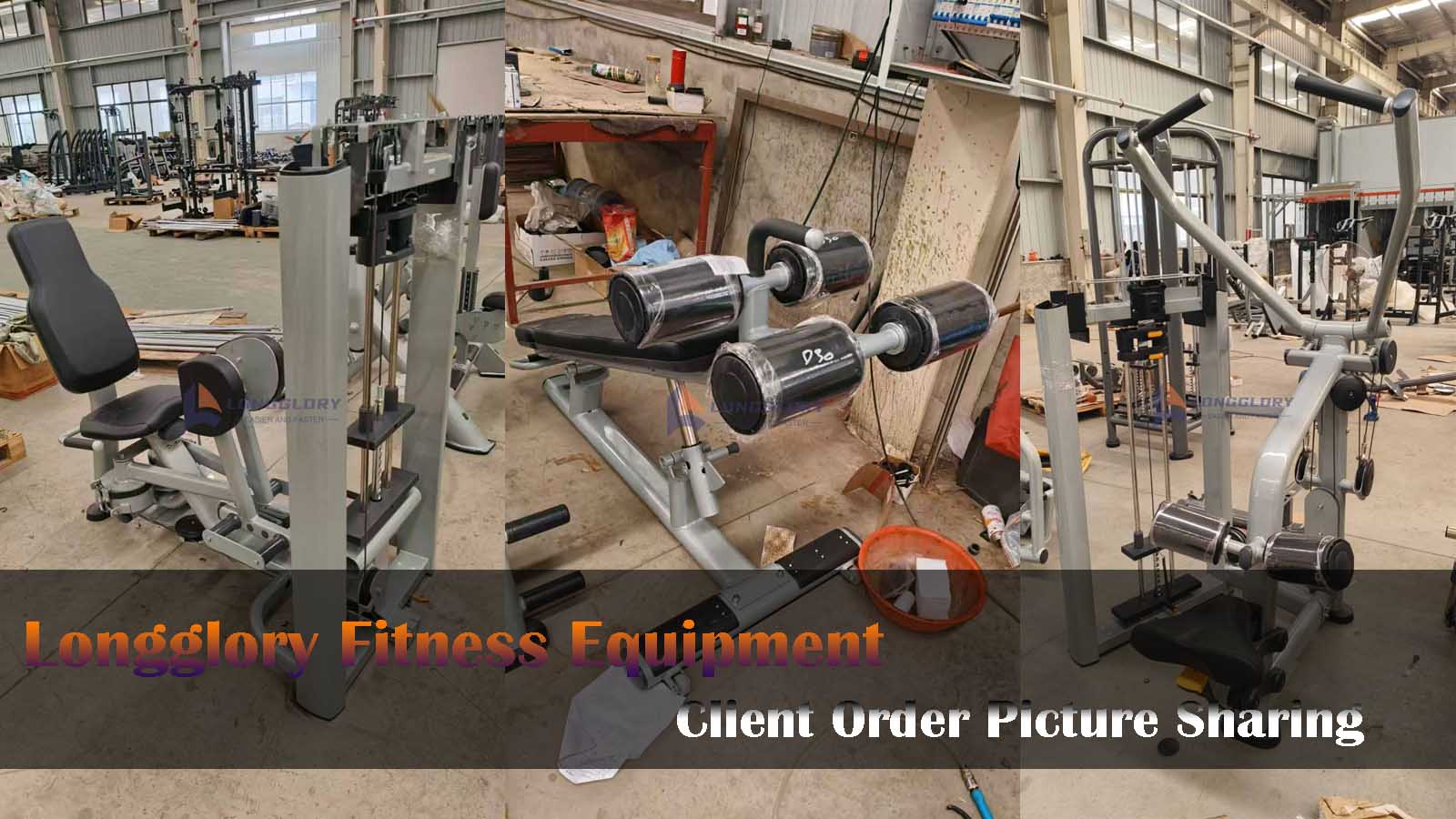 Chia sẻ đơn đặt hàng thiết bị thể dục của khách hàng Longglory
