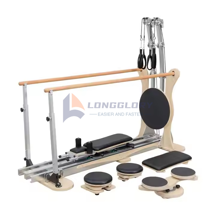 Nhôm Pilates Tháp ròng rọc với bảng nhảy